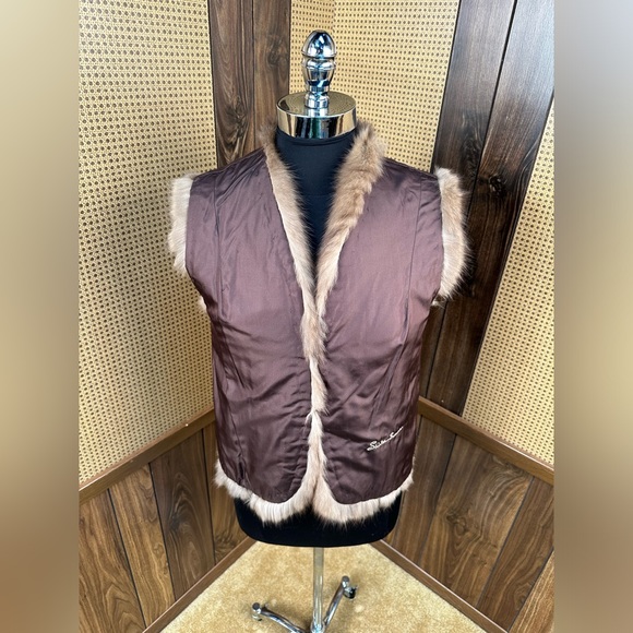 JERRY SORBARA NEW YORK DESIGNER RUSSIAN SABLE FUR VEST JACKET COAT SMALL 2 - 4 - Picture 7 of 13